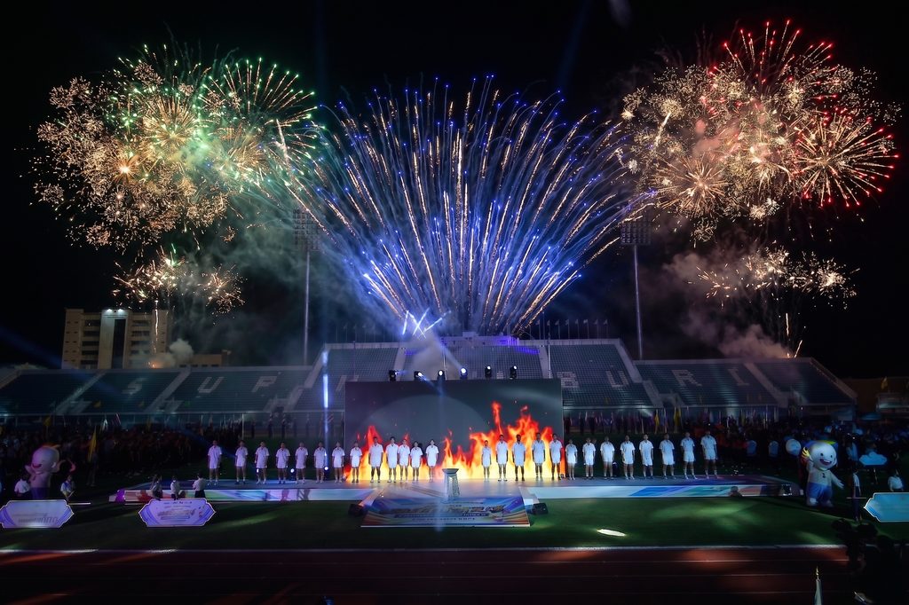 พิธีเปิดการแข่งขันกีฬา พลศึกษาเกมส์ ครั้งที่ 49 จังหวัดสุพรรณบุรี